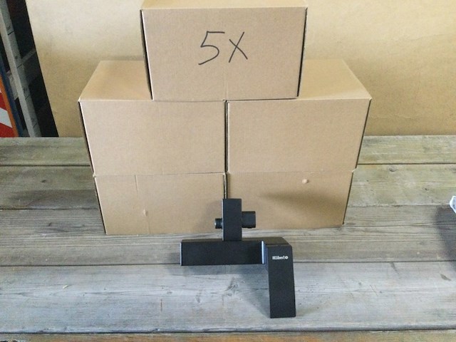 5x badkraan, zwart - afbeelding 1 van  7