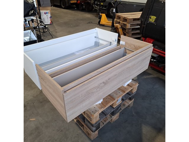 5x badmeubel dekker, lanesto, beach oak - afbeelding 2 van  6