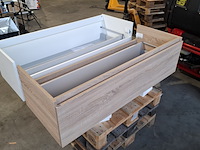 5x badmeubel dekker, lanesto, beach oak - afbeelding 2 van  6