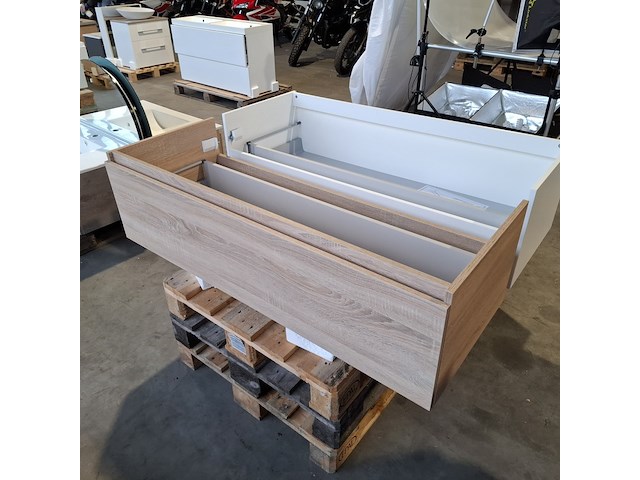 5x badmeubel dekker, lanesto, beach oak - afbeelding 4 van  6