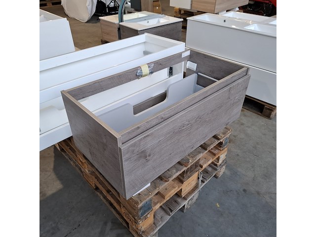 5x badmeubel dekker, lanesto, lancelot grey - afbeelding 2 van  7