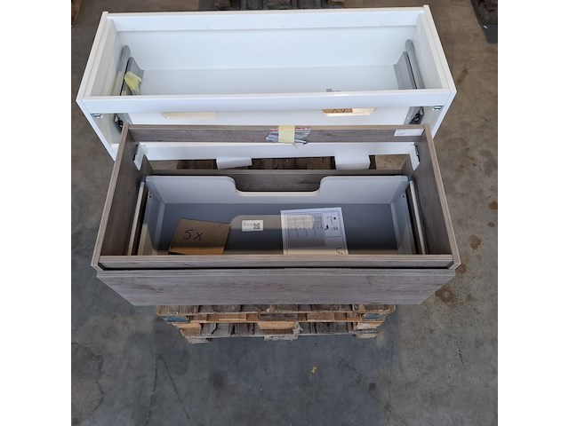 5x badmeubel dekker, lanesto, lancelot grey - afbeelding 4 van  7