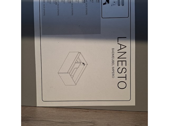 5x badmeubel dekker, lanesto, lancelot grey - afbeelding 5 van  7