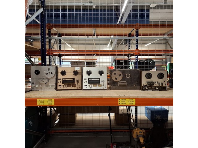 5x bandrecorder, akai, sony en philips - afbeelding 1 van  14