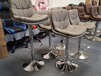 5x barkruk grijs - afbeelding 3 van  7