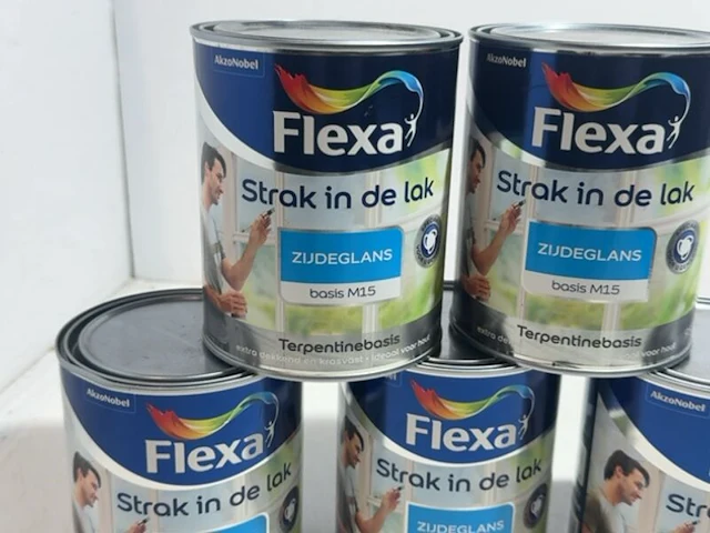5x basis m15 terpatinebasis 950ml, flexa, strak in de lak - afbeelding 2 van  3