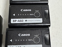 5x batterij voor camera, met oplader - afbeelding 2 van  5