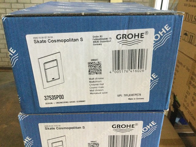 5x bedieningspanelen grohe, skate cosmopolitan s, chrome - afbeelding 4 van  4