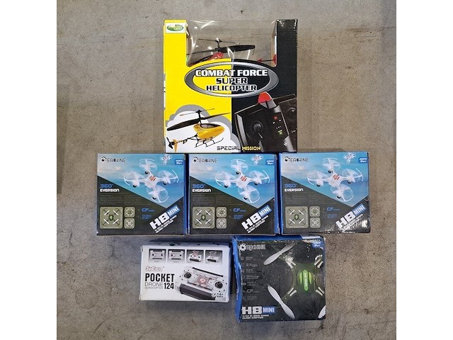 5x bestuurbare drone en 1x bestuurbare helikopter, o.a. eachine - afbeelding 1 van  9