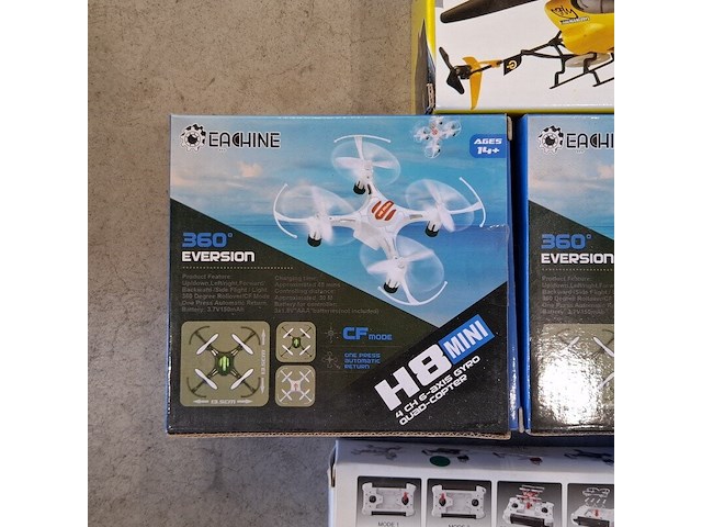 5x bestuurbare drone en 1x bestuurbare helikopter, o.a. eachine - afbeelding 4 van  9