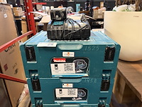 5x bouwgereedschap in koffer, 1x accu, 1x lader makita, 2x djdjv182zj, 1x dhs630zj, 2x dhr242zjv - afbeelding 3 van  8