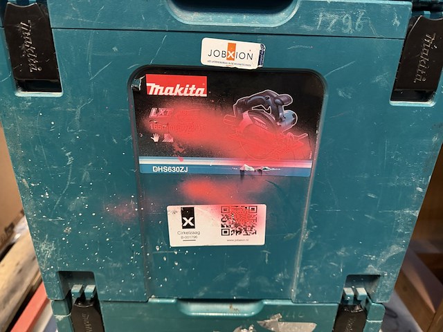 5x bouwgereedschap in koffer, 1x accu, 1x lader makita, 2x djdjv182zj, 1x dhs630zj, 2x dhr242zjv - afbeelding 6 van  8