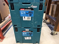 5x bouwgereedschap in koffer, 1x accu, 1x lader makita, 2x djdjv182zj, 1x dhs630zj, 2x dhr242zjv - afbeelding 7 van  8