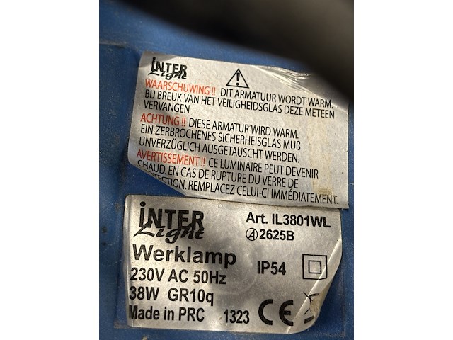 5x bouwlamp, o.a. kelfort, fenon en bosch - afbeelding 12 van  13