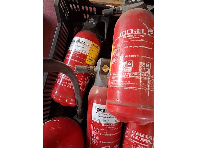 5x brandblusser - afbeelding 1 van  4