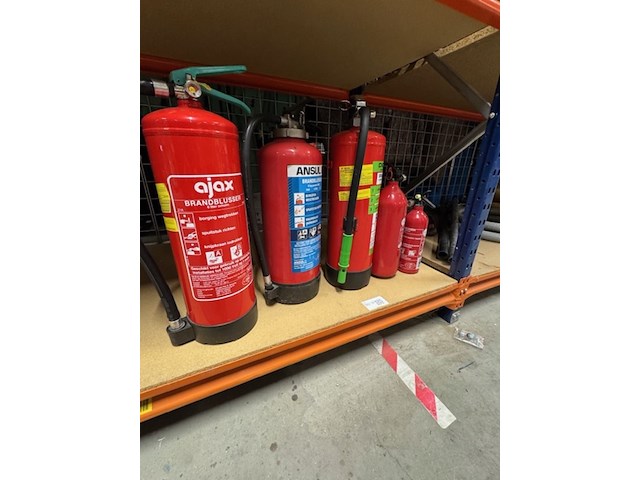 5x brandblusser - afbeelding 1 van  1