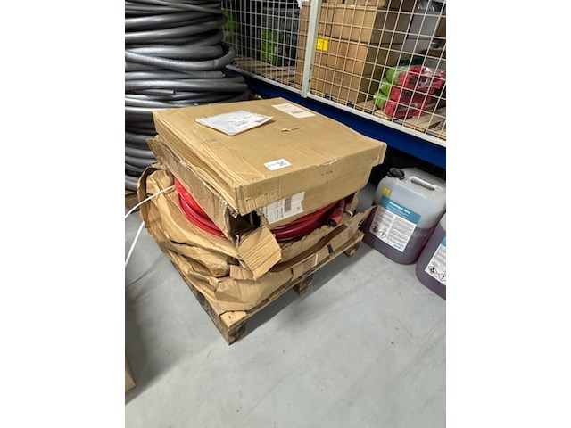 5x brandslanghaspel, rood - afbeelding 1 van  4