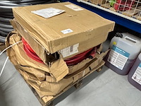 5x brandslanghaspel, rood - afbeelding 1 van  4