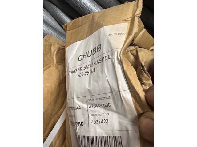 5x brandslanghaspel, rood - afbeelding 3 van  4