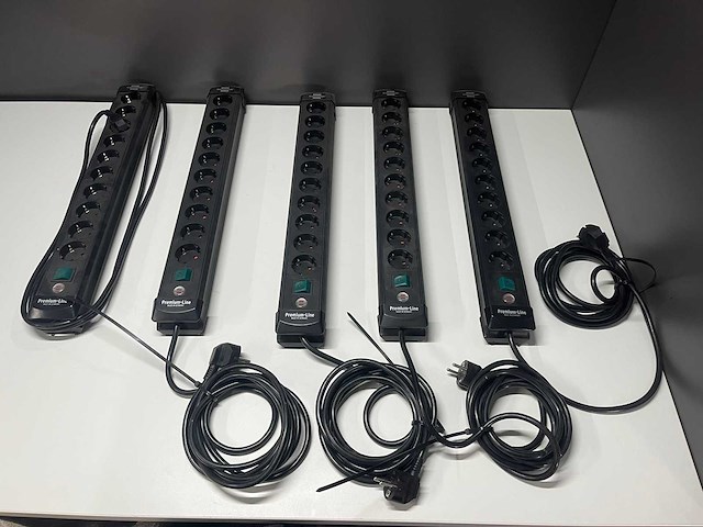 5x brennenstuhl premium line - stekkerdoos - 10x230v - afbeelding 1 van  3