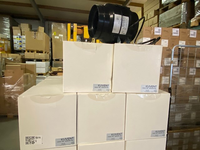 5x buisventilator etaline m ø160 mm hittebestendig kuvant - afbeelding 4 van  5