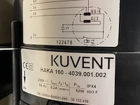 5x buisventilator hittebestendig, kuvant, etaline, m ø160 mm - afbeelding 3 van  6