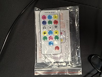 5x bureau-/gamestoel met rgb verlichting, zwart - afbeelding 7 van  8