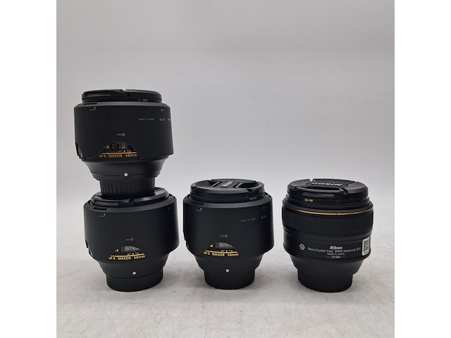 5x camera lens met teleconverter, nikon, o.a. af-s niikor 58mm 1:1.4g - afbeelding 2 van  9
