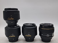 5x camera lens met teleconverter, nikon, o.a. af-s niikor 58mm 1:1.4g - afbeelding 2 van  9