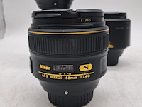 5x camera lens met teleconverter, nikon, o.a. af-s niikor 58mm 1:1.4g - afbeelding 3 van  9