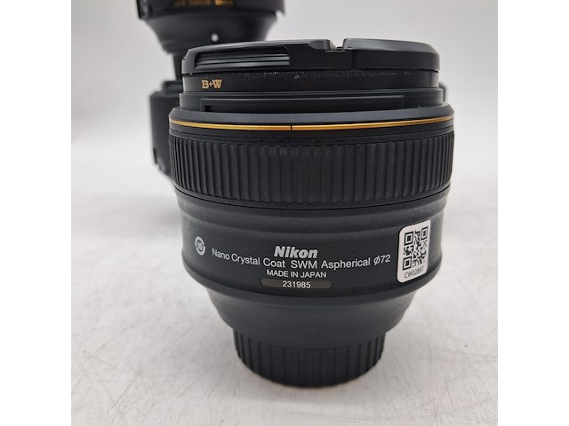 5x camera lens met teleconverter, nikon, o.a. af-s niikor 58mm 1:1.4g - afbeelding 5 van  9