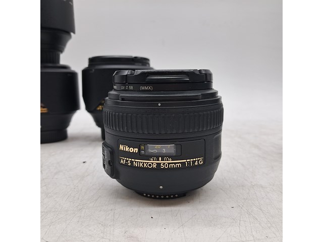 5x camera lens met teleconverter, nikon, o.a. af-s niikor 58mm 1:1.4g - afbeelding 6 van  9
