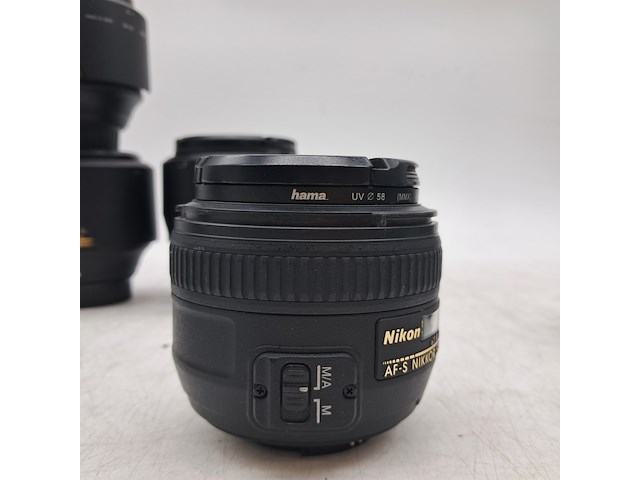 5x camera lens met teleconverter, nikon, o.a. af-s niikor 58mm 1:1.4g - afbeelding 7 van  9