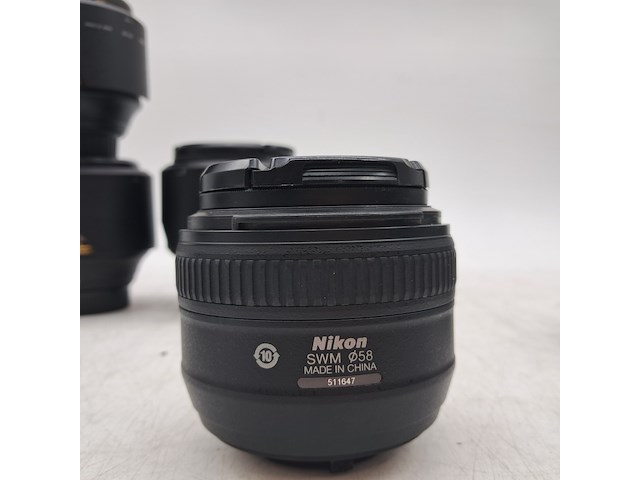 5x camera lens met teleconverter, nikon, o.a. af-s niikor 58mm 1:1.4g - afbeelding 8 van  9