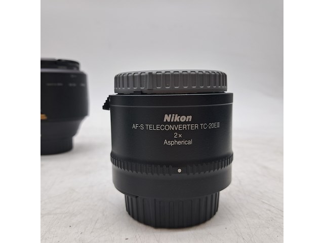 5x camera lens met teleconverter, nikon, o.a. af-s niikor 58mm 1:1.4g - afbeelding 9 van  9