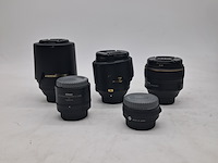 5x camera lens, nikon, o.a. af-s micro nikkor 105mm 1:2.8g ed