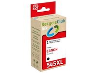 5x cartridge, recycleclub, canon pg-545 xl, zwart - afbeelding 1 van  2
