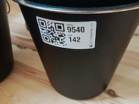 5x champagne cooler, zwart - afbeelding 2 van  2