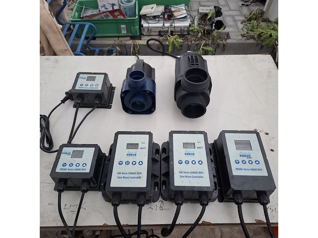 5x controller en 2x pomp toebehoren, aquaforte - afbeelding 1 van  26