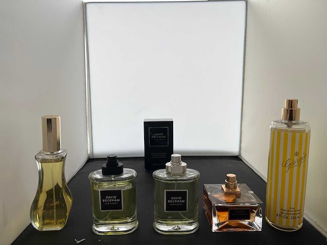 5x david beckham en giorgio parfum - afbeelding 1 van  2