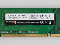 5x ddr3 ram geheugen 4gb 1600mhz hynix, turbo x, pc3-12800 cl11 - afbeelding 2 van  2