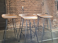 5x design barkruk vepa, hemp, zwart bruin, bouwjaar 2023 - afbeelding 4 van  11