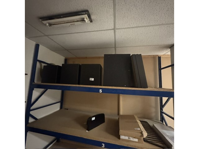 5x display blok, zwart - afbeelding 1 van  2