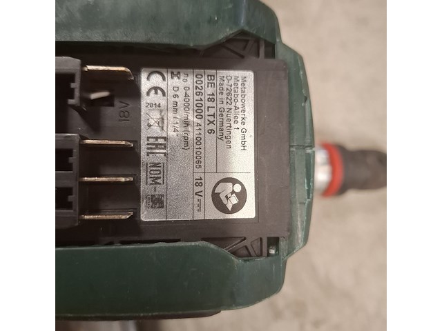 5x divers accu/elektrisch gereedschap metabo, diverse modellen - afbeelding 10 van  15