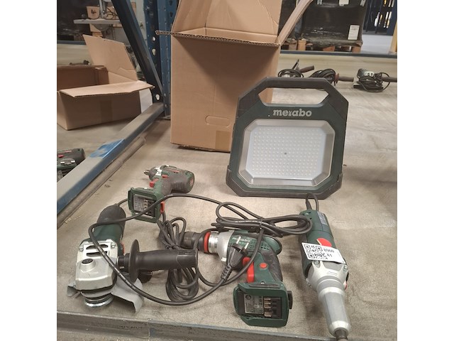 5x divers accu/elektrisch gereedschap metabo, diverse modellen - afbeelding 1 van  15
