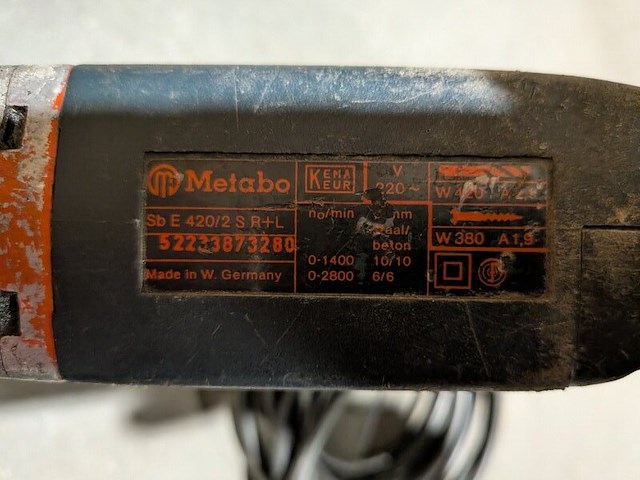 5x divers elektrisch gereedschap, o.a. makita, metabo & creusen - afbeelding 7 van  24