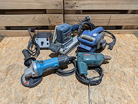 5x divers elektrisch handgereedschap, o.a. bosch, makita, incl. partij diversen - afbeelding 1 van  18