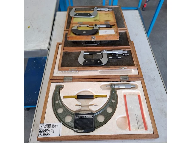5x diverse buitenmicrometer o.a. mitutoyo - afbeelding 1 van  9