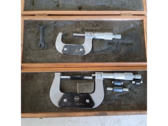 5x diverse buitenmicrometer o.a. mitutoyo - afbeelding 4 van  9