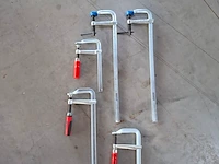 5x diverse lijmklem 3x bessey, 2x gedore